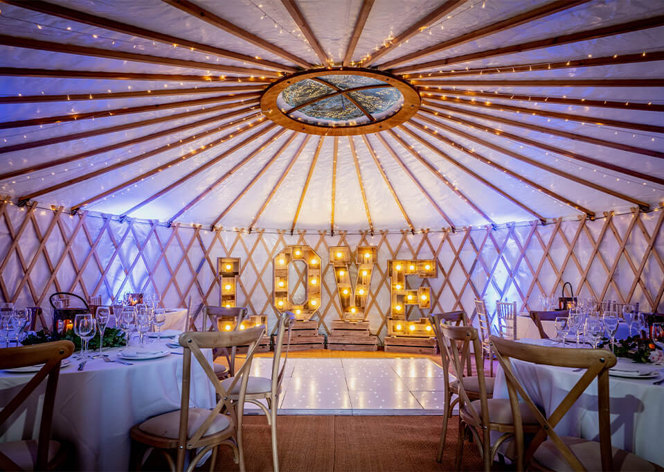 Yurt Wedding Venue