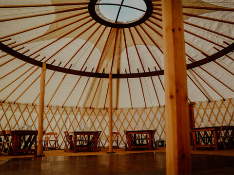 40ft Yurt Interior