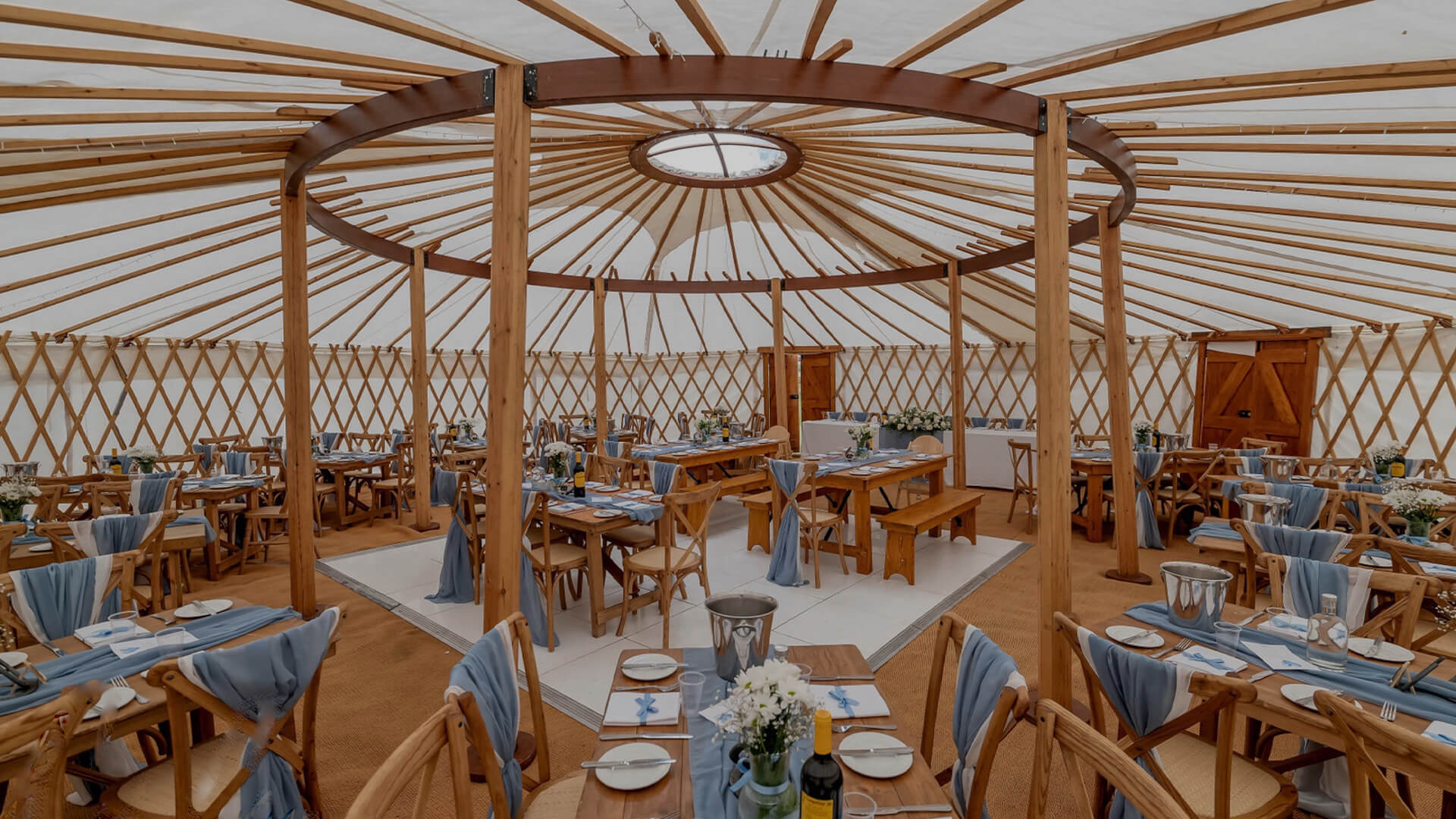 40ft Interior Wedding Yurt